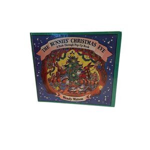 Vintage - The Bunnies' Christmas Eve A Peek-Through Pop-Up Book
